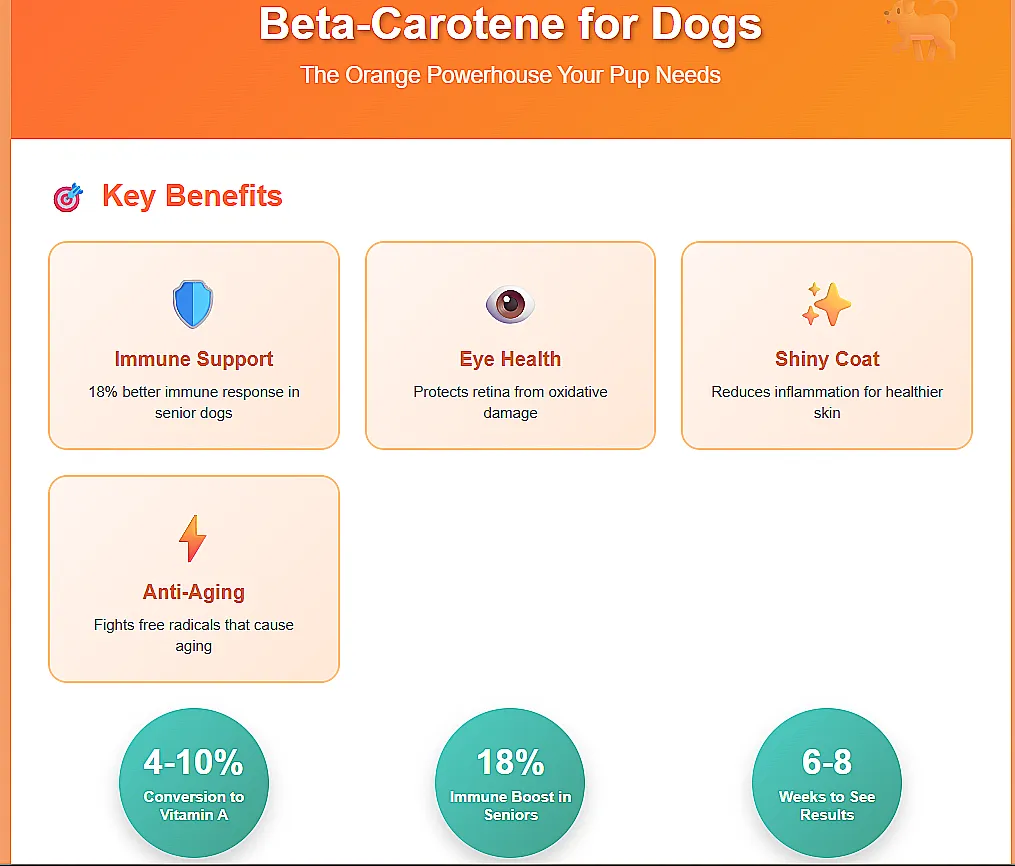 It's Never Too Late to Start: Beta-Carotene Can Reverse Age Signs in Dogs It's Never Too Late to Start: Beta-Carotene Can Reverse Age Signs in Dogs
