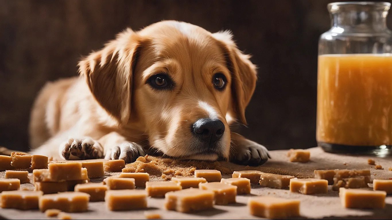 dog and jaggery