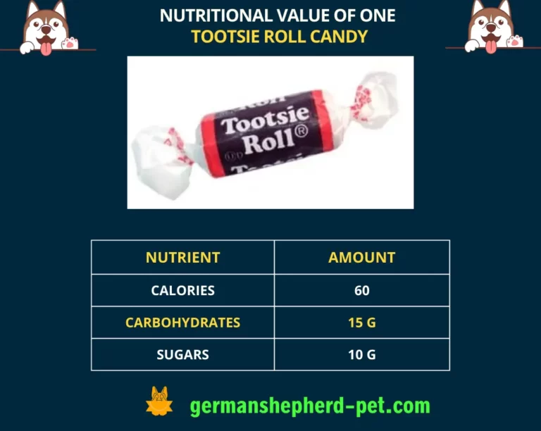 nutritional value of one tootsie roll candy