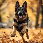 dog and squirrels