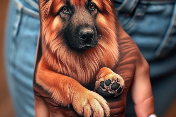 Alsatian Tattoo