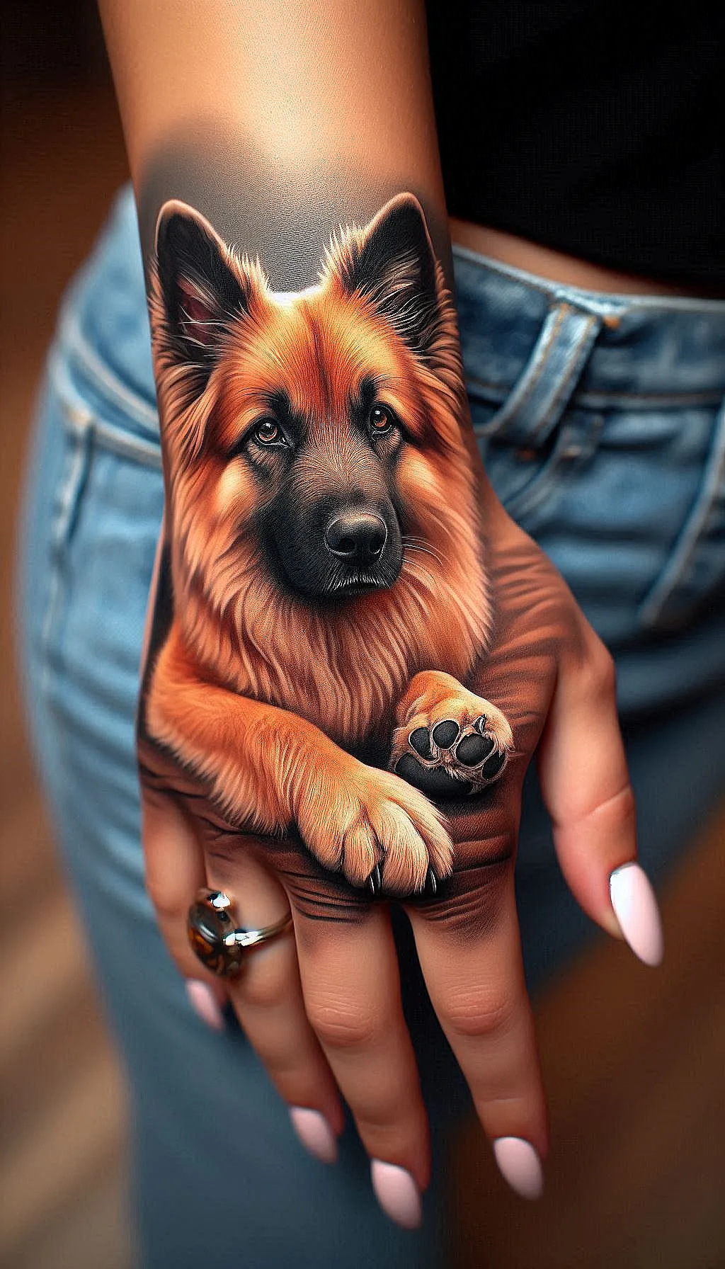 Alsatian Tattoo