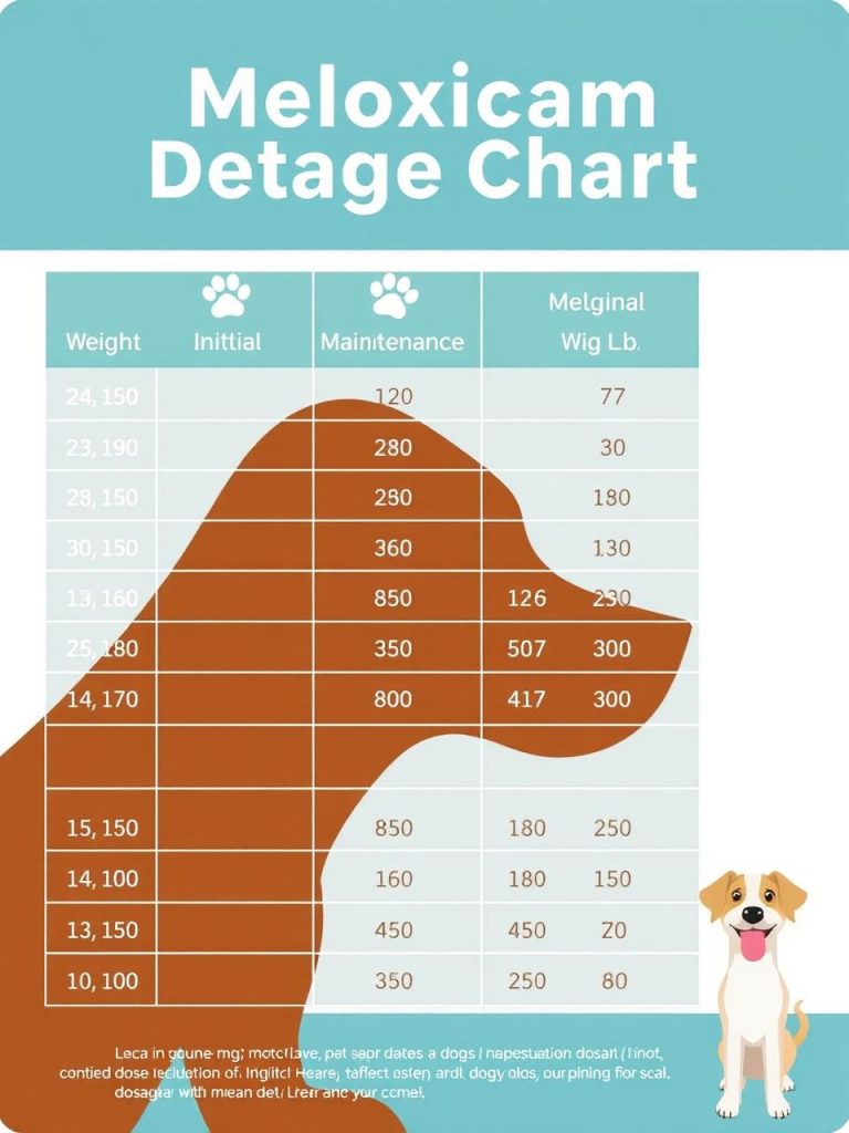 Meloxicam for Dogs Dosage Chart: How Much Is Safe? (Vet-Approved Guide)