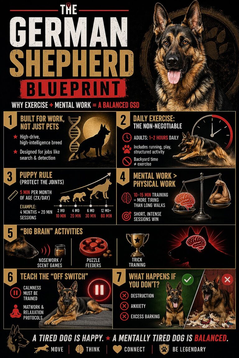 GSD Exercise Needs & Mental Stimulation Techniques [2026]