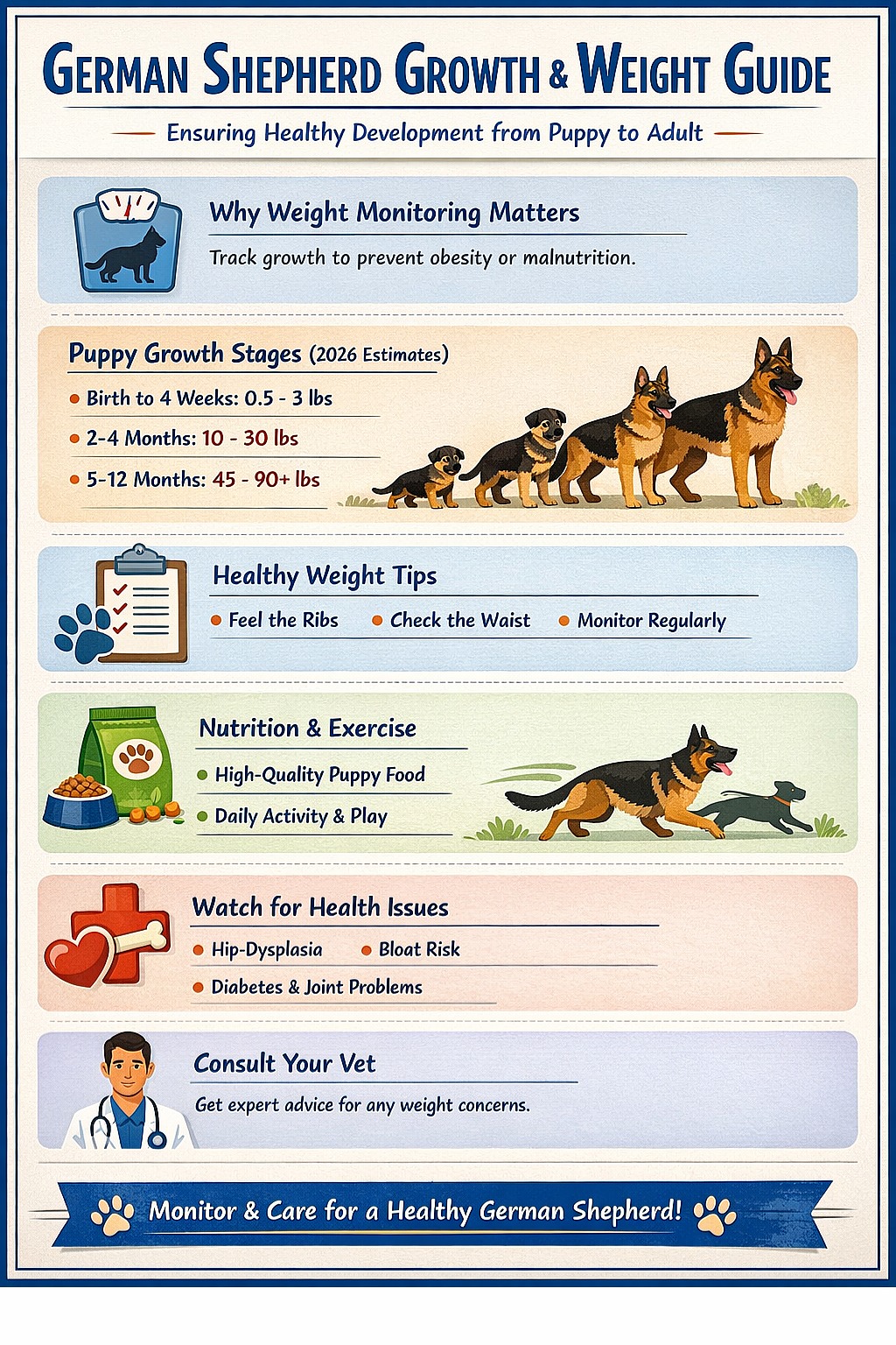 German Shepherd Weight Chart By Age (2026 Guide) [2026]